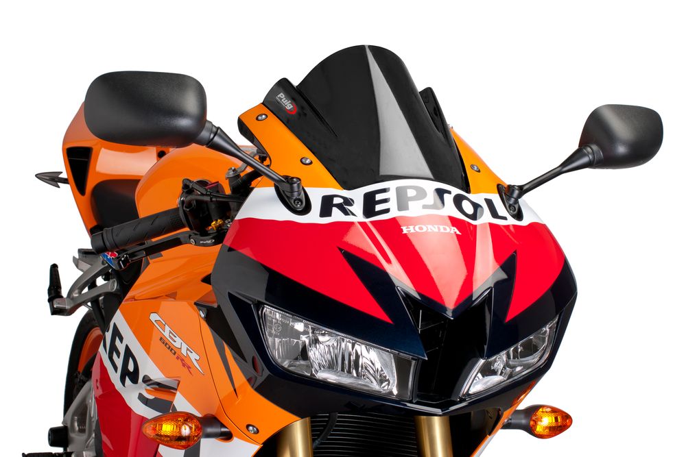 PUIG 6478N Z-Racing Scheibe  passend fuer HONDA CBR600RR Schwarz