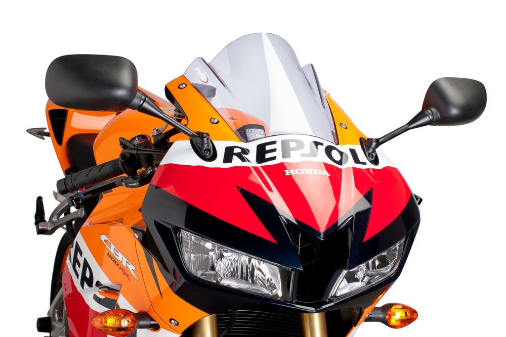 PUIG 6478W Z-Racing Scheibe  passend fuer HONDA CBR600RR Transparent