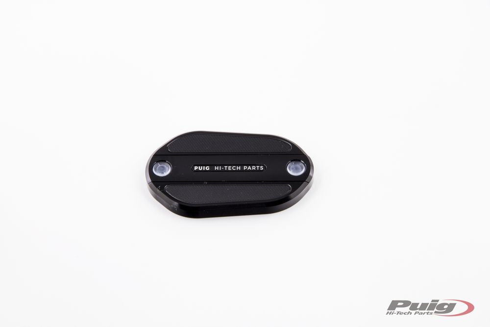 PUIG 3547N Vorderer Bremsflüssigkeitsbehälterdeckel  passend fuer KAWASAKI NINJA 400 Schwarz