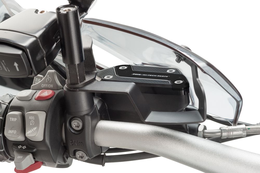 PUIG 9273N Vorderer Bremsflüssigkeitsbehälterdeckel  passend fuer BMW R1200GS Schwarz