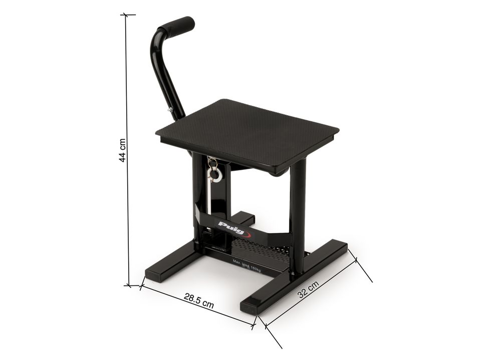PUIG 6289N Basis-Standstütze  passend fuer UNIVERSAL UNIVERSAL Schwarz