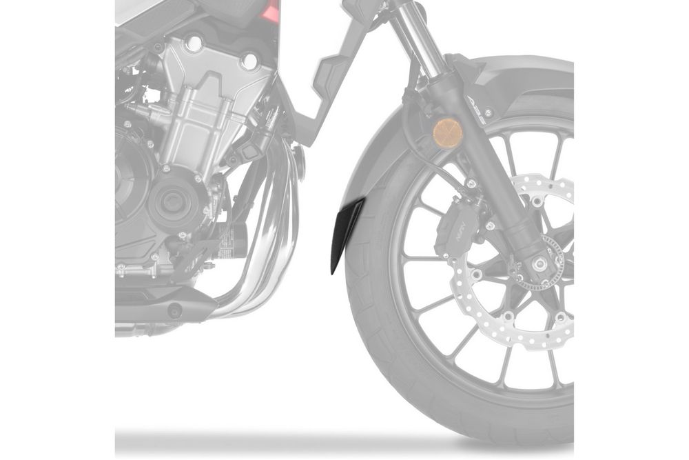 PUIG 3679N Verlängerung des vorderen Schutzblechs  passend fuer HONDA CB500X Schwarz