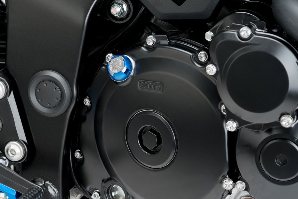 PUIG 6777A Ölverschlusskappe  passend fuer APRILIA TUONO 1000R Blau