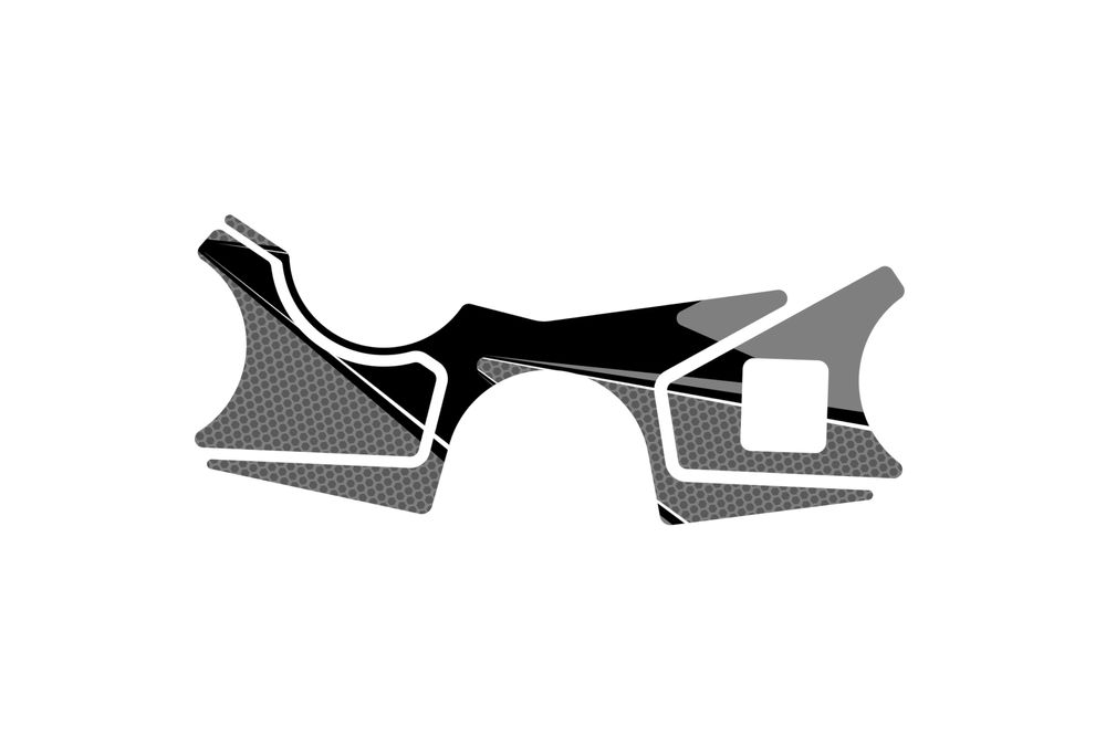 PUIG 9459U Radikal Yoke Protector  passend fuer SUZUKI GSX-R1000 Grau