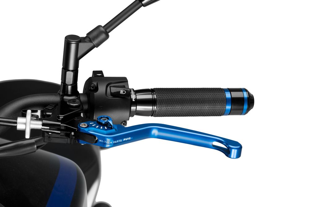 PUIG 220AA Hebel 3.0.  passend fuer KAWASAKI KLE500 Blau