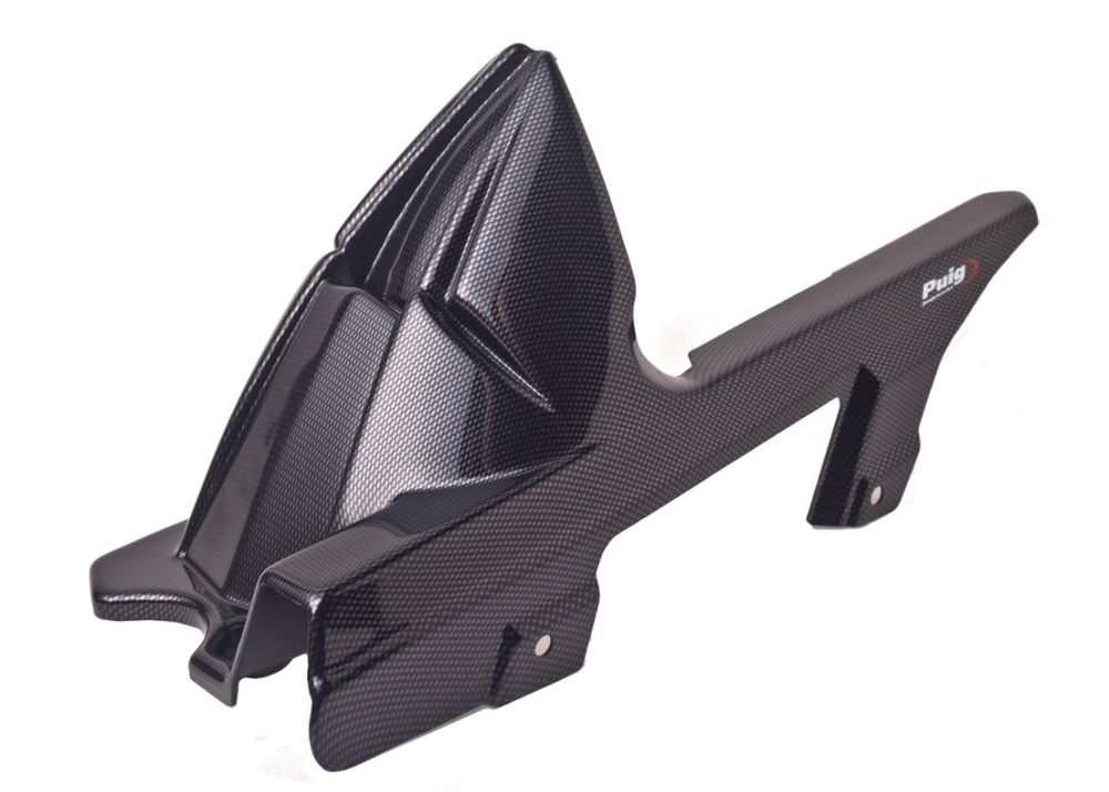 PUIG 6843C Hinterradabdeckungen   passend fuer KAWASAKI Z300 Carbon look