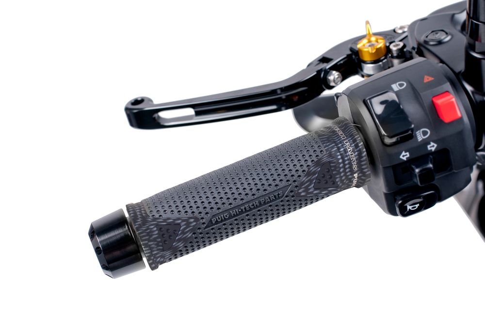PUIG 8191C Radikal Griffe  passend fuer KAWASAKI KLE500 Carbon look