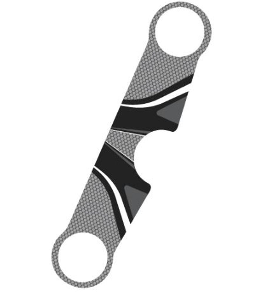 PUIG 6913U Radikal Yoke Protector  passend fuer SUZUKI SV650S Grau