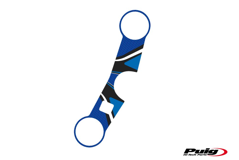 PUIG 6939A Radikal Yoke Protector  passend fuer SUZUKI GSX-R1000 Blau