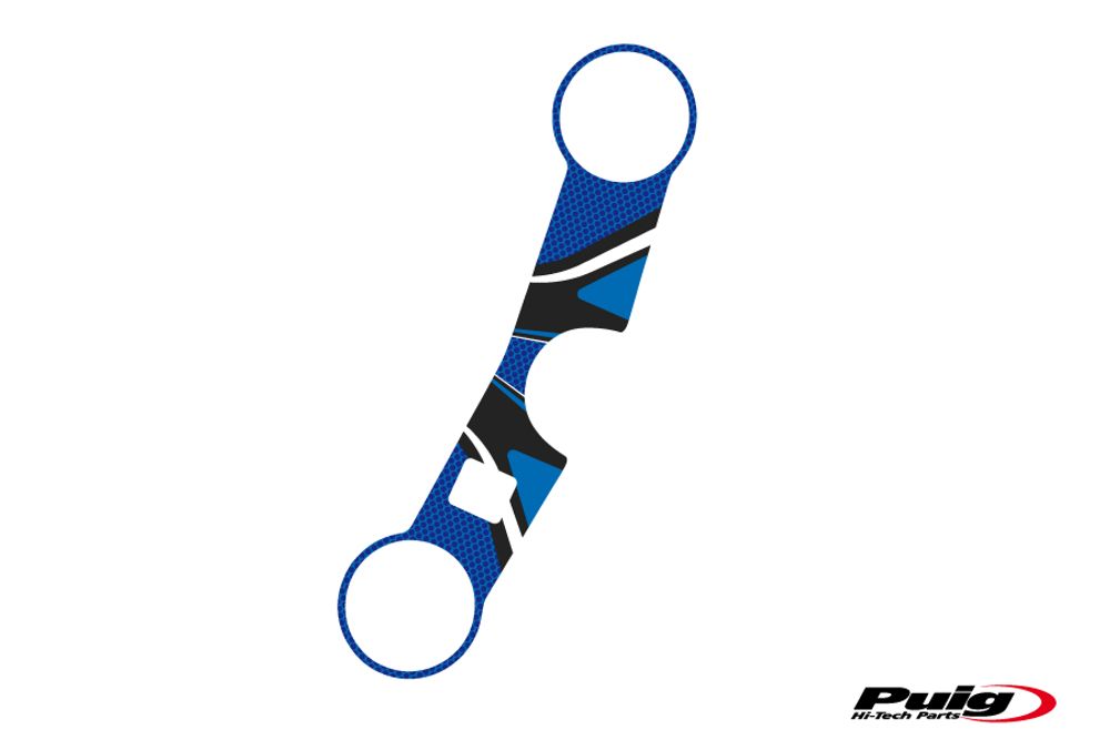 PUIG 6940A Radikal Yoke Protector  passend fuer SUZUKI GSX-R600 Blau