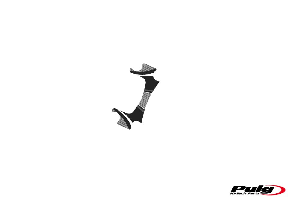 PUIG 6957U Radikal Yoke Protector  passend fuer KAWASAKI ER-6N Grau
