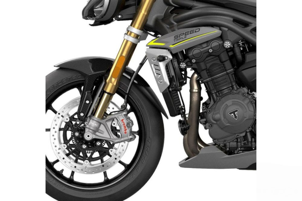 PUIG 21171N Verlängerung des vorderen Schutzblechs  passend fuer TRIUMPH SPEED TRIPLE 1200 RR Schwarz