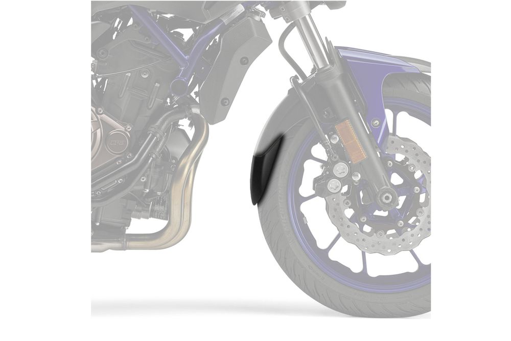 PUIG 7565N Verlängerung des vorderen Schutzblechs  passend fuer YAMAHA MT-07 Schwarz