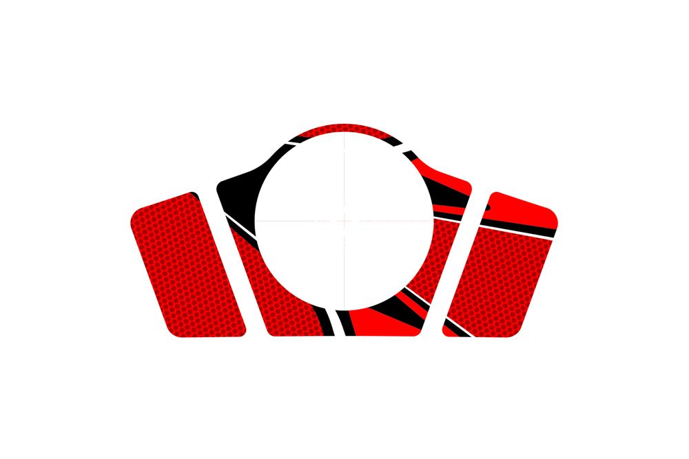 PUIG 9404R Radikal Yoke Protector  passend fuer KAWASAKI Z1000SX Rot