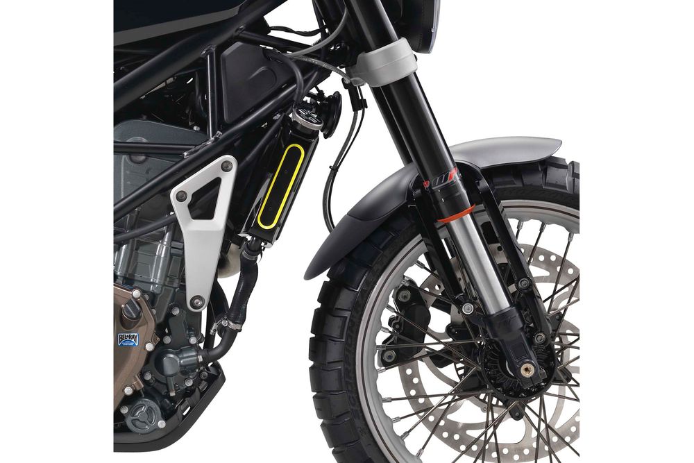 PUIG 3681N Verlängerung des vorderen Schutzblechs  passend fuer HUSQVARNA SVARTPILEN 401 Schwarz