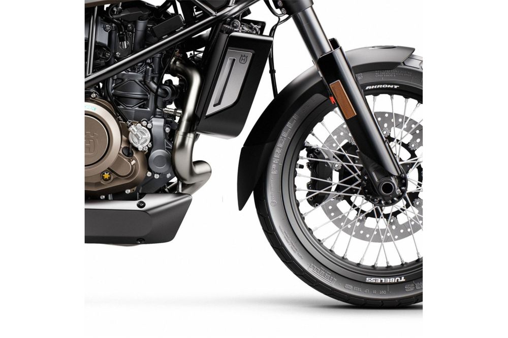 PUIG 21852N Verlängerung des vorderen Schutzblechs  passend fuer HUSQVARNA SVARTPILEN 701 Schwarz