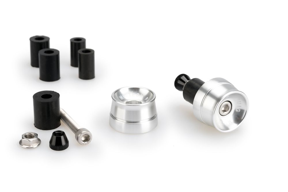 PUIG 21016P Lenkerenden Speed  passend fuer KTM 125 DUKE Silber