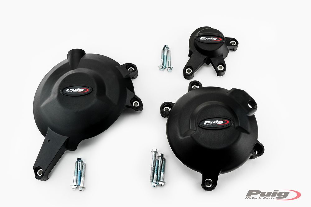 PUIG 20134N Motorschutzhauben  passend fuer KAWASAKI ER-6N Schwarz