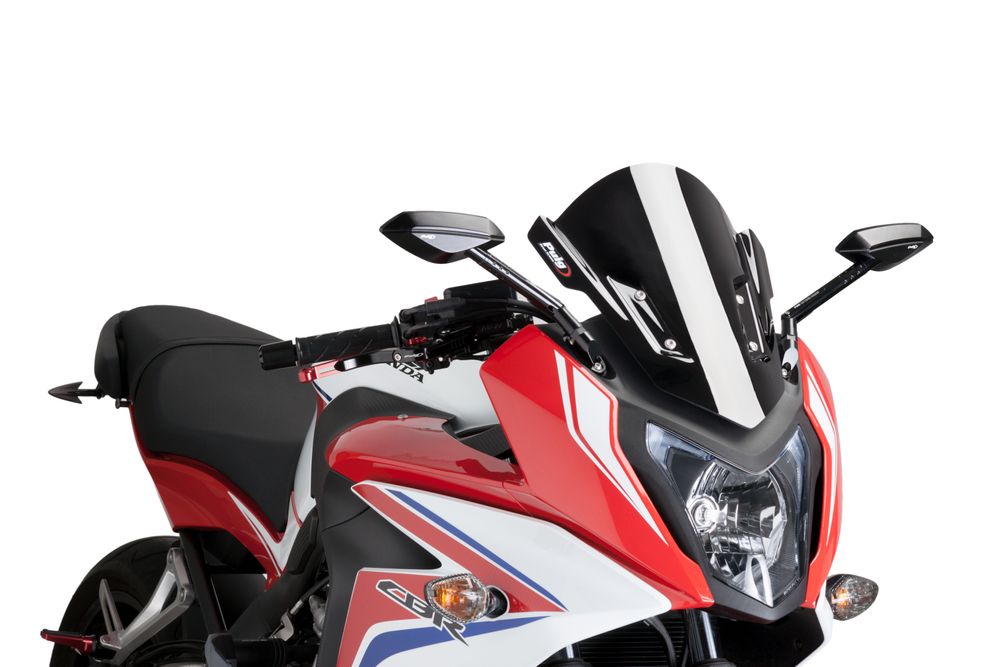 PUIG 7003N Z-Racing Scheibe  passend fuer HONDA CBR650F Schwarz