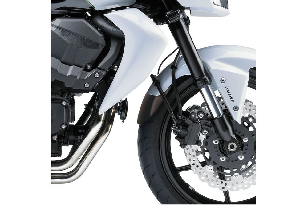 PUIG 6419N Verlängerung des vorderen Schutzblechs  passend fuer KAWASAKI Z750 Schwarz