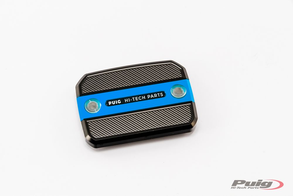 PUIG 9499A Vorderer Bremsflüssigkeitsbehälterdeckel  passend fuer DUCATI MONSTER 696 Blau