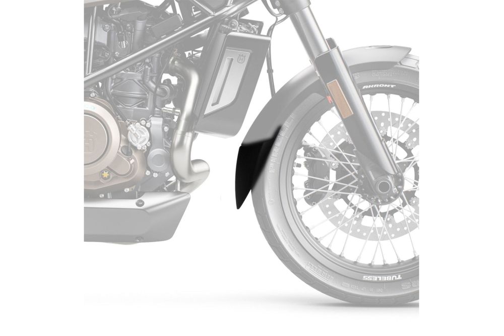 PUIG 21852N Verlängerung des vorderen Schutzblechs  passend fuer HUSQVARNA SVARTPILEN 701 Schwarz
