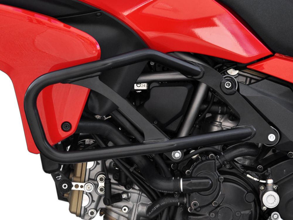 Ibex 10001923 Kompatibel/Ersatz für Sturzbügel Ducati Multistrada 1200 BJ 2010-14 Schwarz