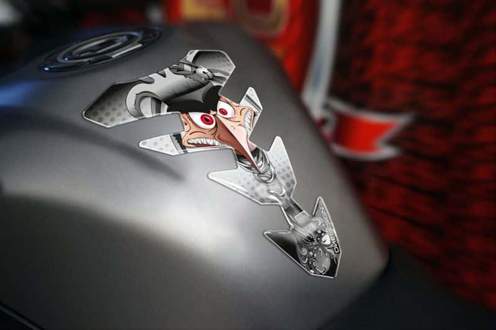 PUIG 6496U Joker Tankprotektor  passend fuer HONDA NT650V DEAUVILLE Grau