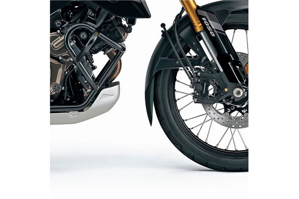 PUIG 21847N Verlängerung des vorderen Schutzblechs  passend fuer SUZUKI DL1050DE V-STROM Schwarz
