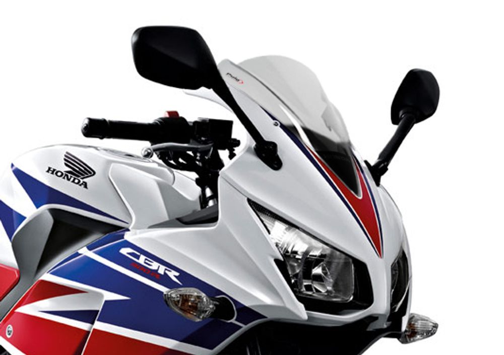 PUIG 7228W Z-Racing Scheibe  passend fuer HONDA CBR300R Transparent