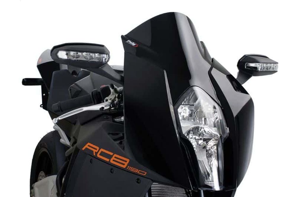 PUIG 4944N Z-Racing Scheibe  passend fuer KTM 1190 RC8 Schwarz