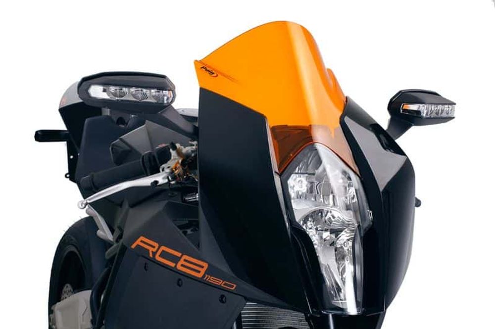 PUIG 4944T Z-Racing Scheibe  passend fuer KTM 1190 RC8 Orange