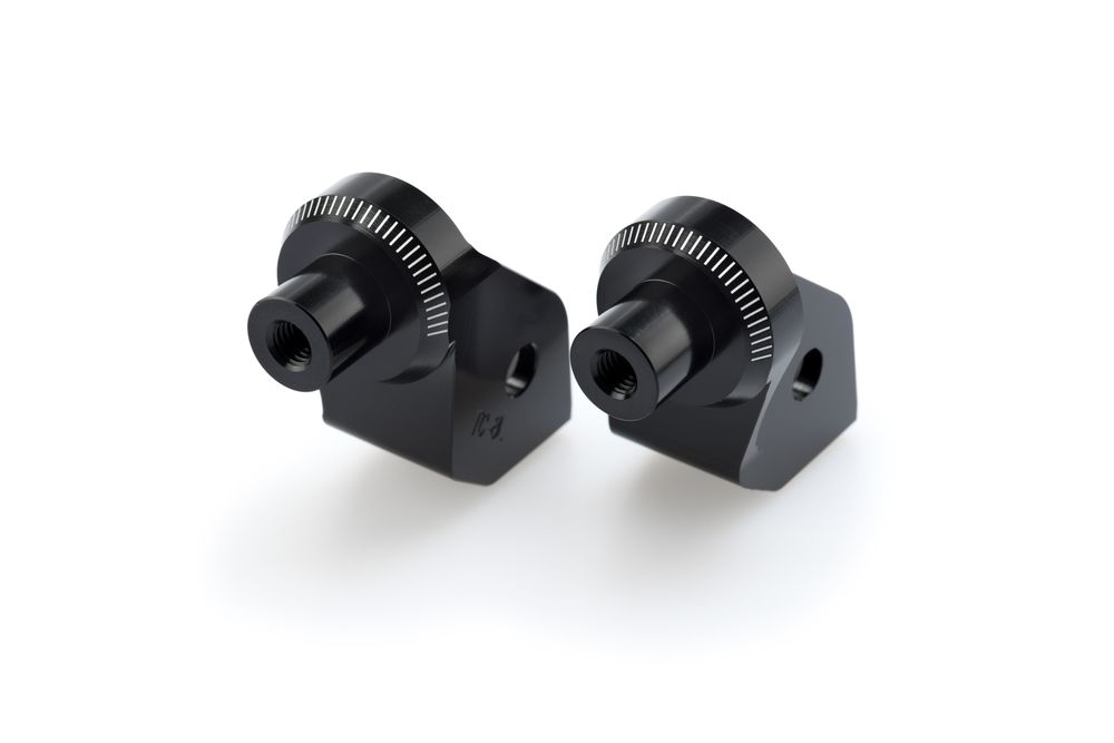 PUIG 7240N Vintage Fußrasten  passend fuer BMW G650GS  Schwarz
