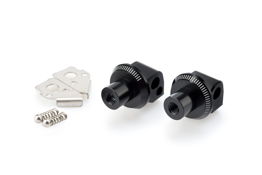 PUIG 7243N Vintage Fußrasten  passend fuer BMW R1200GS Schwarz