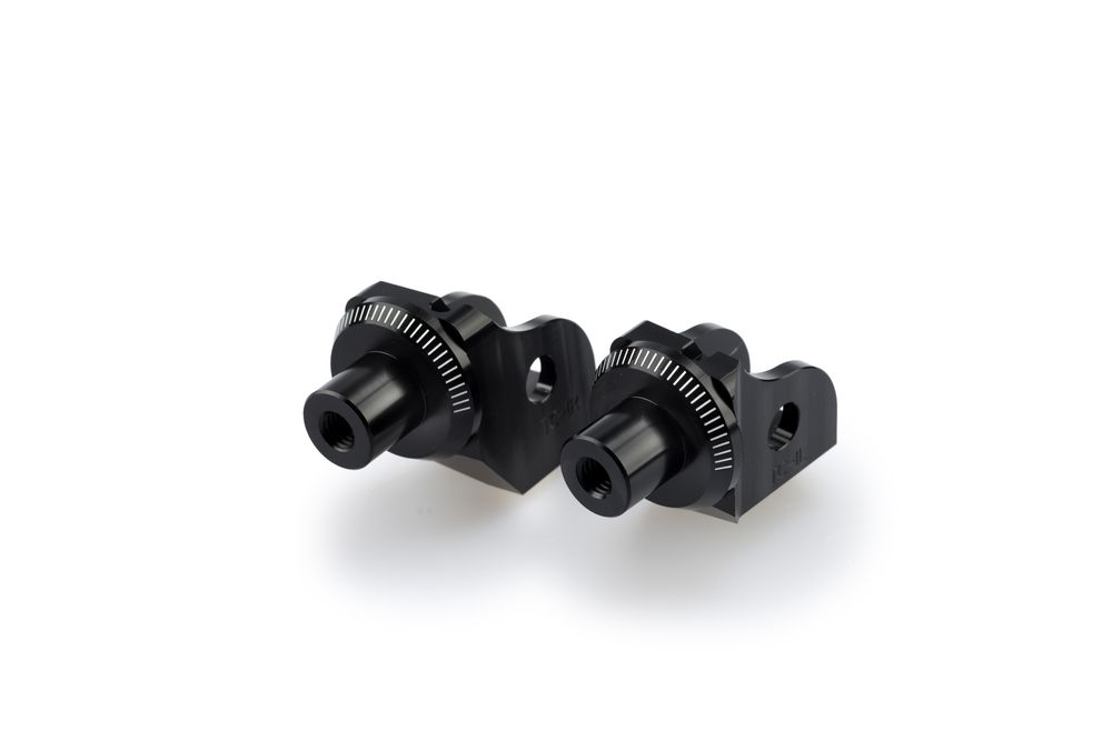 PUIG 7246N Vintage Fußrasten  passend fuer BMW R1200GS Schwarz