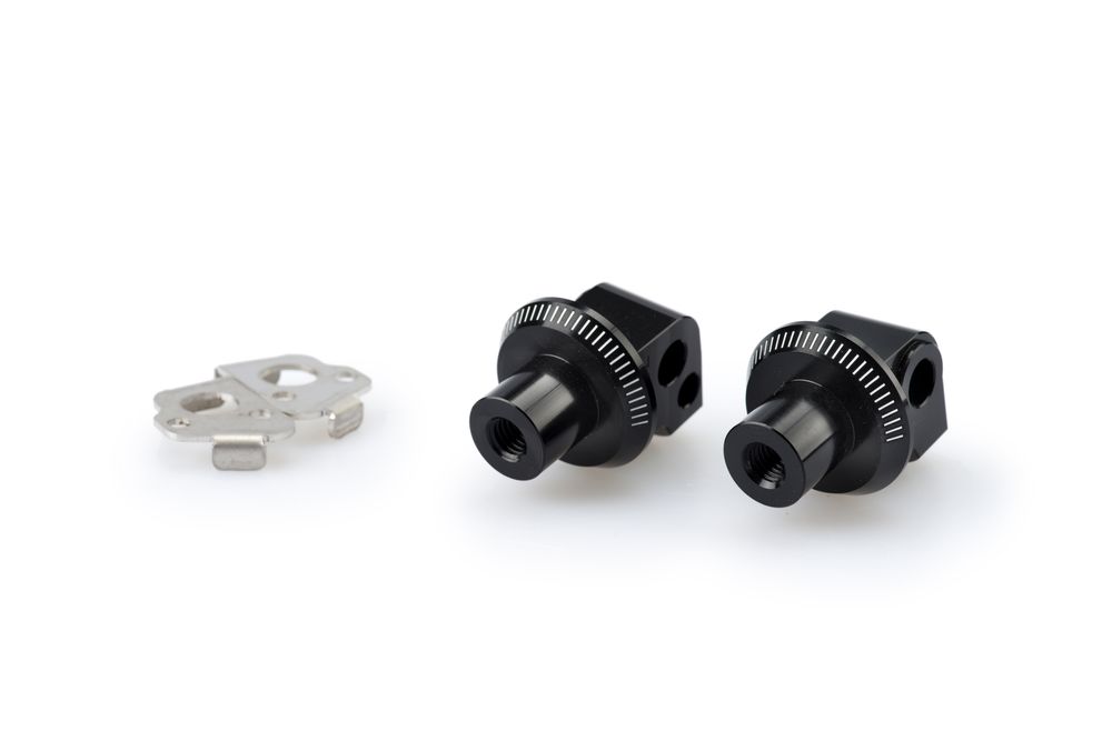 PUIG 7249N Vintage Fußrasten  passend fuer BMW R1200GS Schwarz