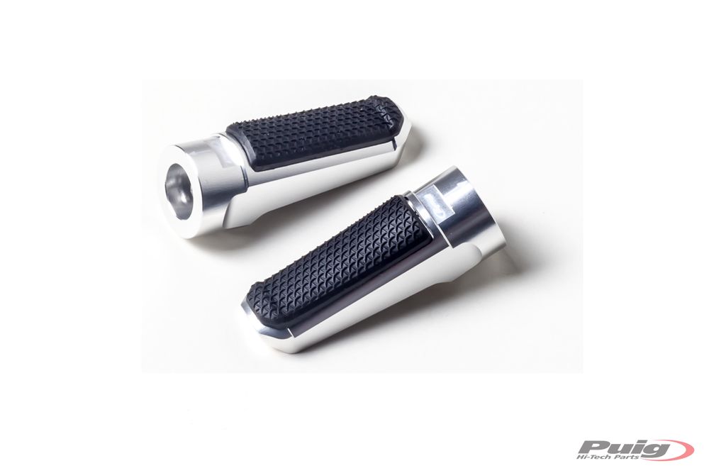 PUIG 7318P Sport Fußrasten  passend fuer YAMAHA T-MAX 560 TECH MAX Silber
