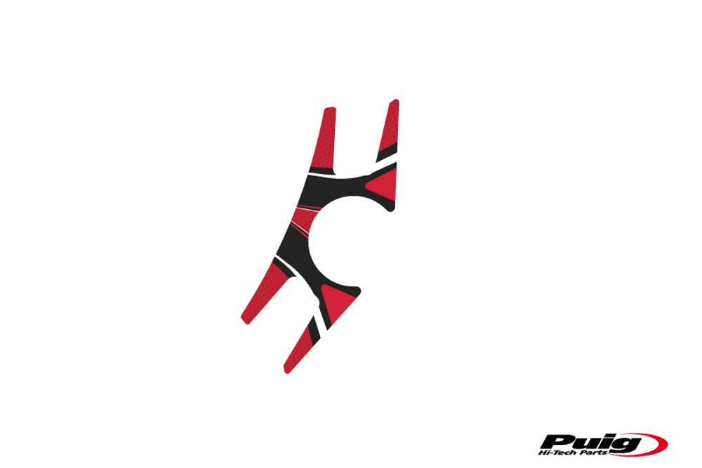 PUIG 7330R Radikal Yoke Protector  passend fuer HONDA CBR650F Rot