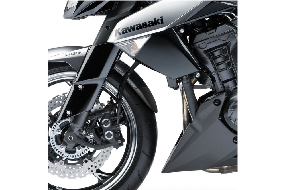 PUIG 5782N Verlängerung des vorderen Schutzblechs  passend fuer KAWASAKI Z1000 Schwarz