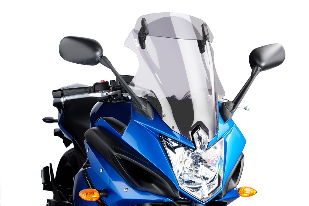 PUIG 5910H Tourenscheibe Plus mit Spoilerscheibe  passend fuer YAMAHA XJ6 DIVERSION F Getönt