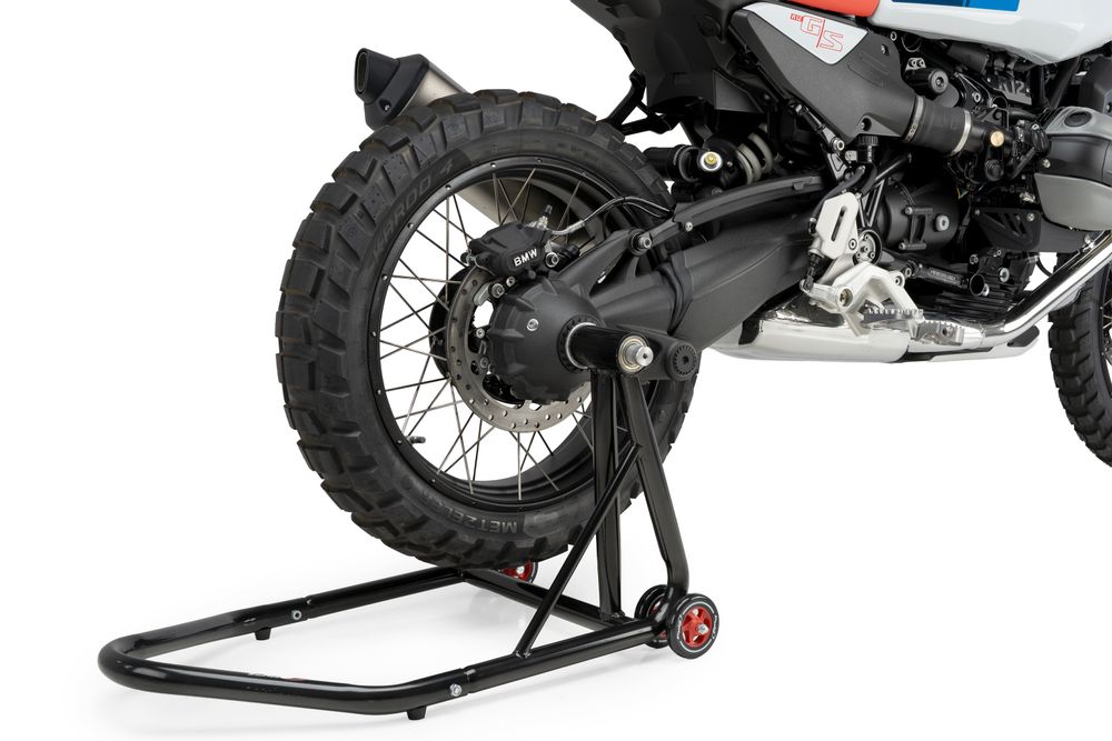 PUIG 7367N Hinterer Montageständer für Einarmschwinge mit Antrieb auf der rechten Seite  passend fuer BMW R1200S Schwarz