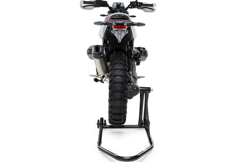 PUIG 7367N Hinterer Montageständer für Einarmschwinge mit Antrieb auf der rechten Seite  passend fuer BMW R1200S Schwarz