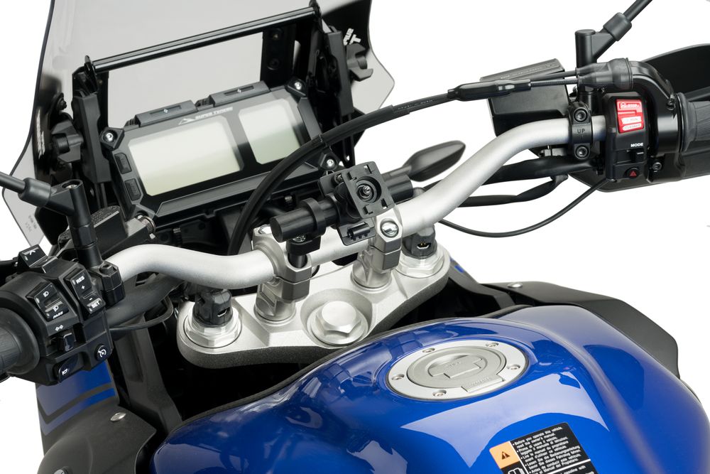 PUIG 3570P Halterunge für Handys und Schutzhülle  passend fuer YAMAHA T-MAX 560 TECH MAX Silber