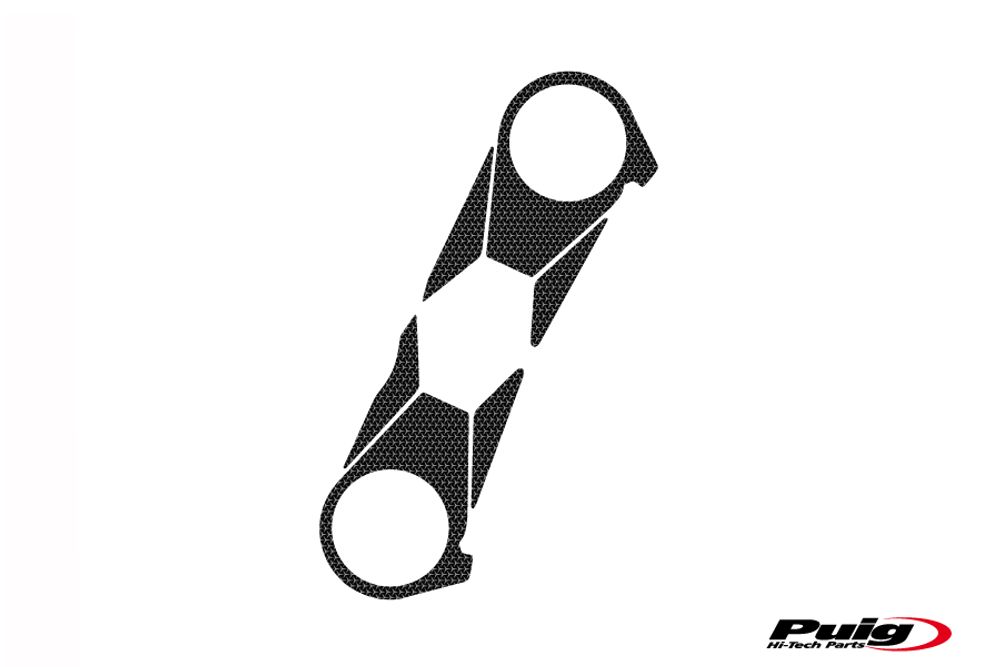 PUIG 7413U Naked Yoke Protector  passend fuer KAWASAKI ZX-10R Grau