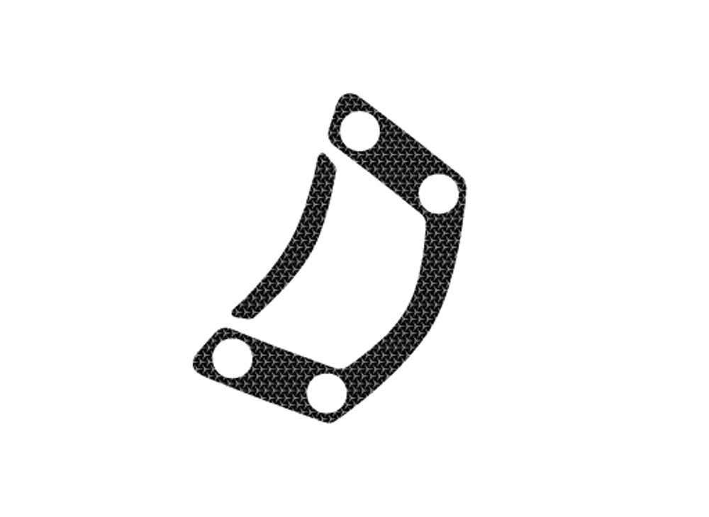 PUIG 7422U Naked Yoke Protector  passend fuer KAWASAKI ER-6F Grau
