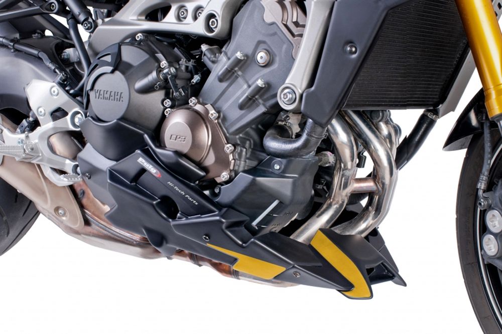 Puig 7692J Unterer Deckschutz  Kompatibel/Ersatz für YAMAHA MT-09 Mattschwarz