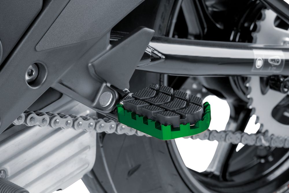 PUIG 7587V Enduro Fußrasten  passend fuer SUZUKI GSX-R750 Grün