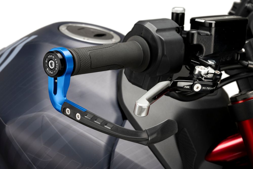 PUIG 21993A Bemshebelschutz RAW  passend fuer HONDA X-ELEVEN Blau