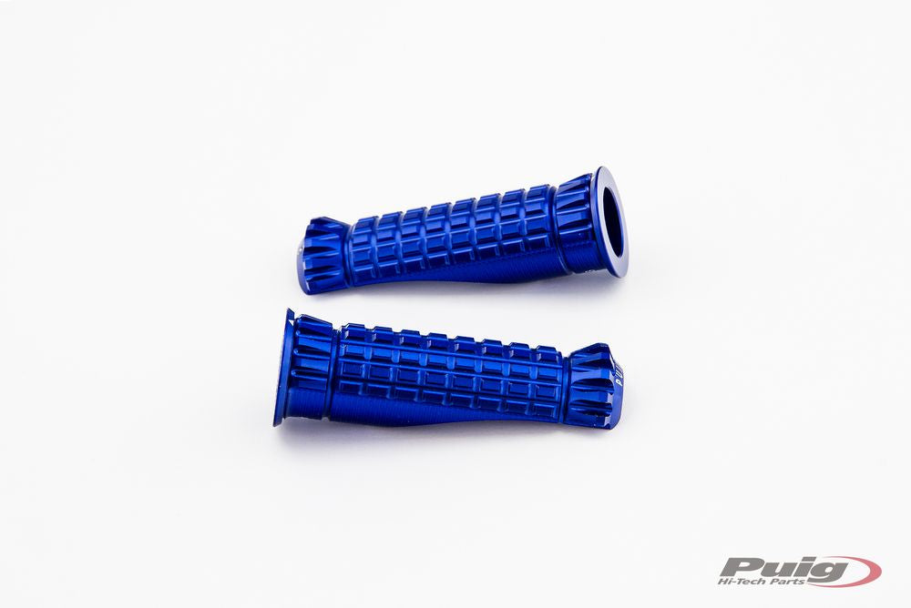 PUIG 9192A R-Fighter Fußrasten  passend fuer SUZUKI GSX-R750 Blau