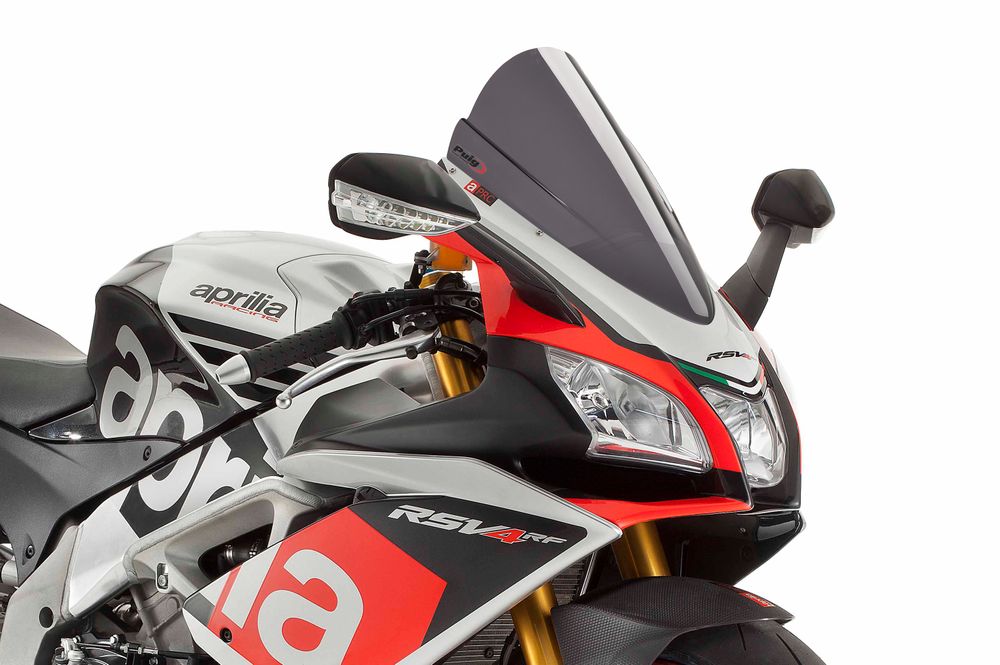 PUIG 7614F Z-Racing Scheibe  passend fuer APRILIA RSV4 RR Stark getönt